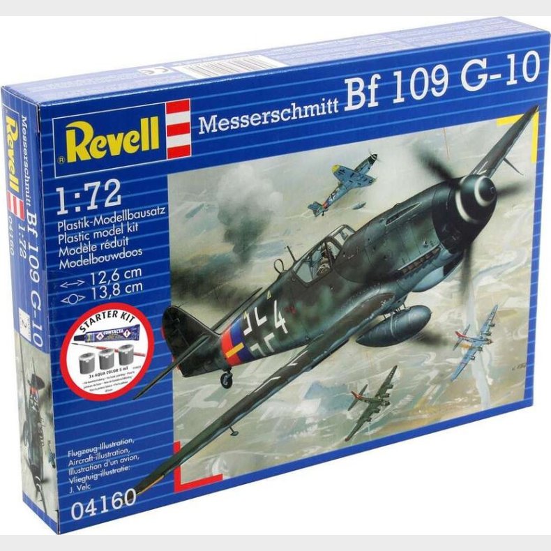 Revell - Messerschmitt Bf-109 G-10 Starter Kit - 1:72 - 04160