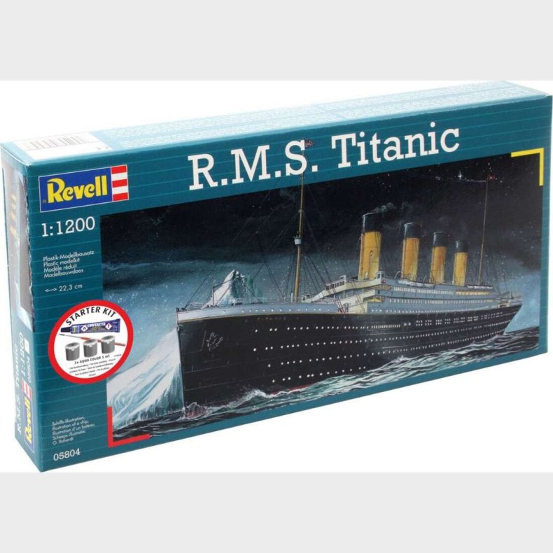 Revell - R.m.s. Titanic Starter Kit - Skib Bygges�t - 1:1200 - 75804