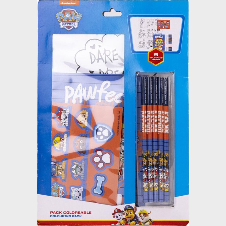 Stationery Set Colourful Paw Patrol