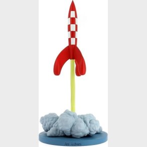 Tintin - Affyring Af Raket Figur
