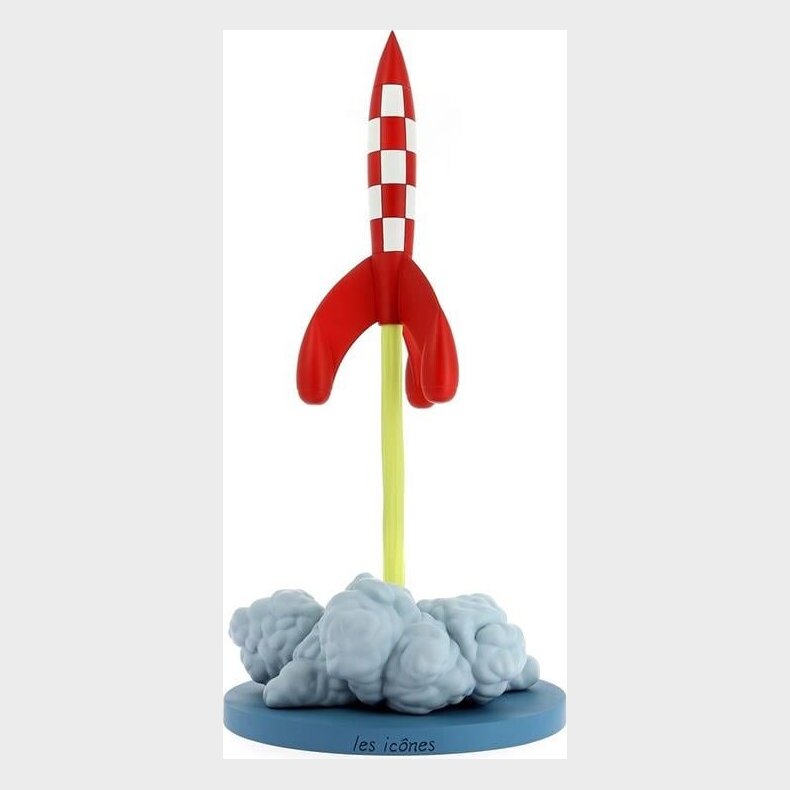 Tintin - Affyring Af Raket Figur