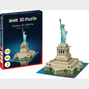 Revell 3d Puzzle - Frihedsgudinden - 31 Brikker - 19 Cm