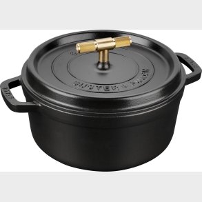 Staub - Buster + Punch Cocotte - Sort - 24 Cm