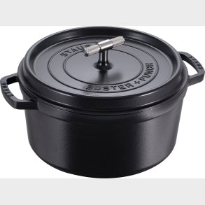 Staub - Buster + Punch Cocotte - Sort - 28 Cm