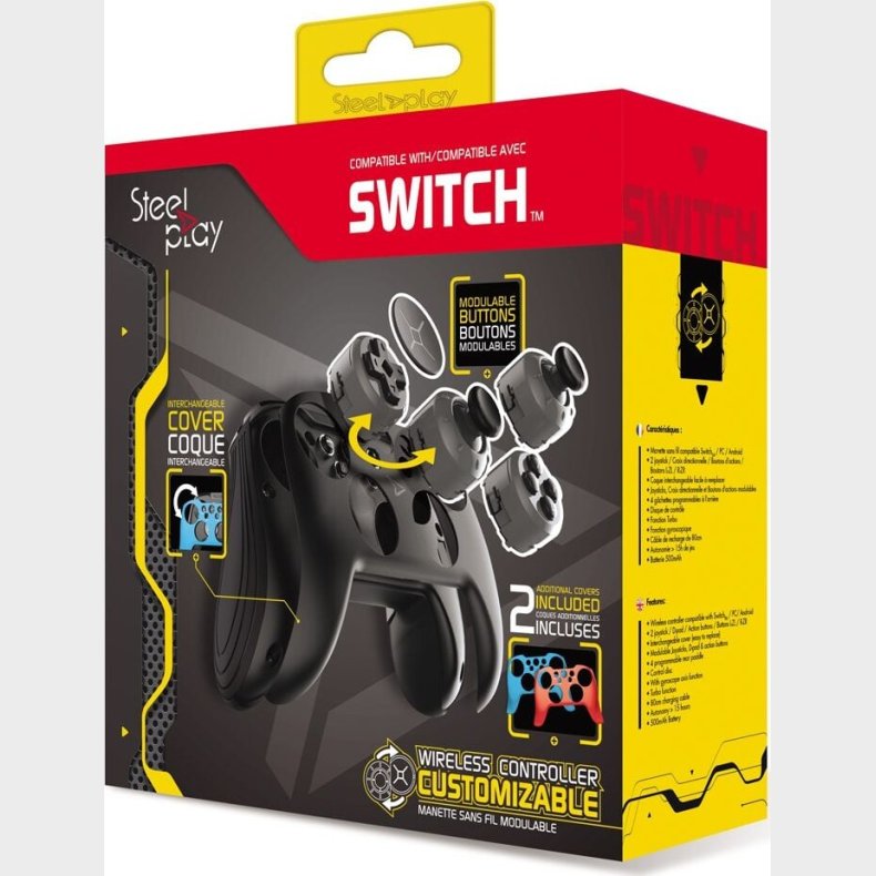 Steelplay - Nintendo Switch Tr�dl�s Controller - Customizable