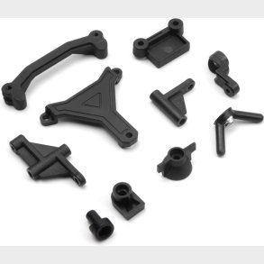 Steering Posts, Ackerman & Servo Plate - 540426 - Blackzon