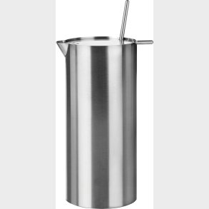Stelton - Arne Jacobsen Martini Mixer Med Mixer Ske - Steel - 1 Liter