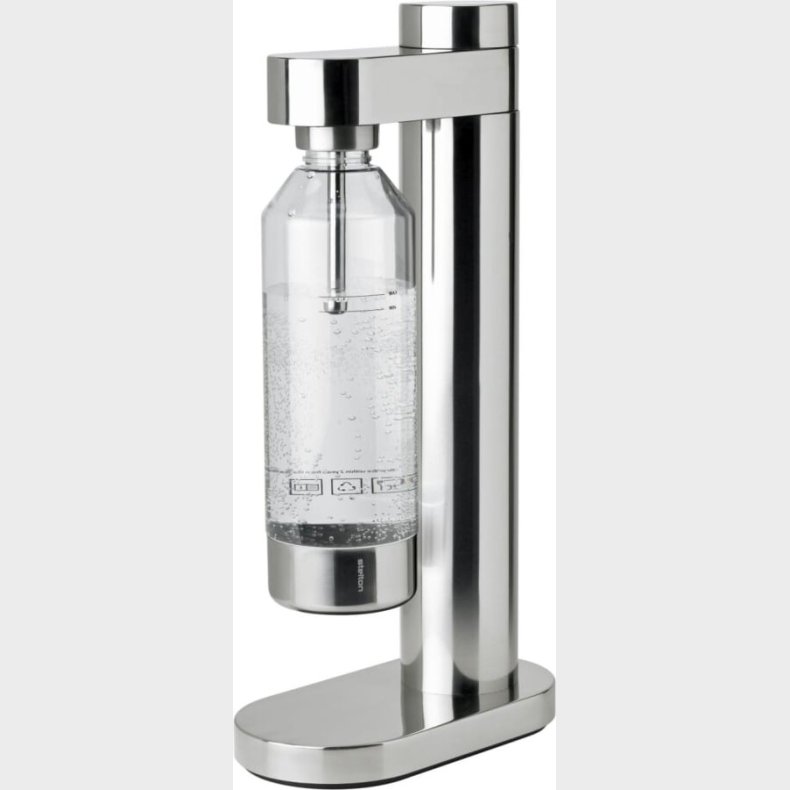 Stelton - Brus Sodavandsmaskine - Inkl. Flaske - St�l