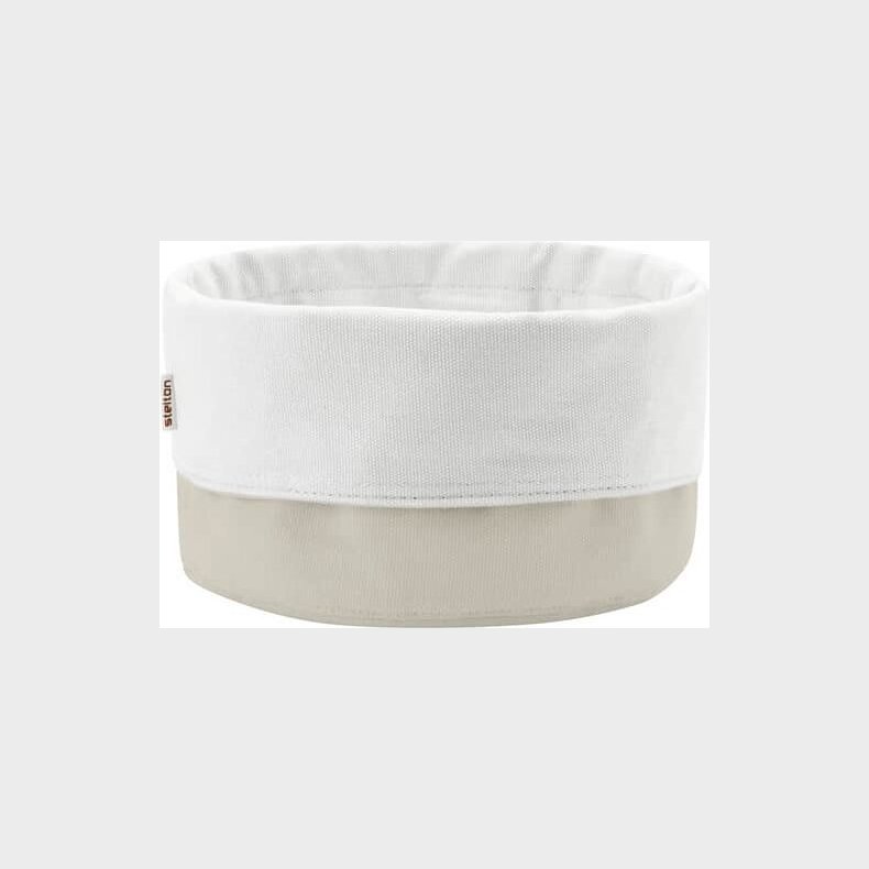 Stelton - Klassisk Br�dpose - Bomuld - Sand/hvid - � 23 � H 21 Cm