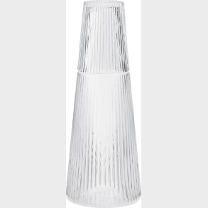 Stelton - Pilastro Vandkaraffel Med Vandglas - Riflet - 1 L