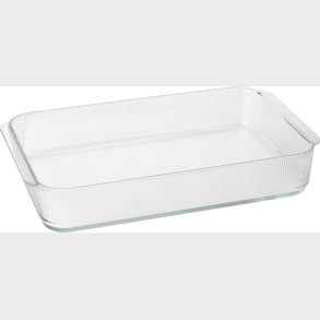 Stelton - Pilastro Ovnfast Fad I Glas - Riflet - L 40,8 Cm