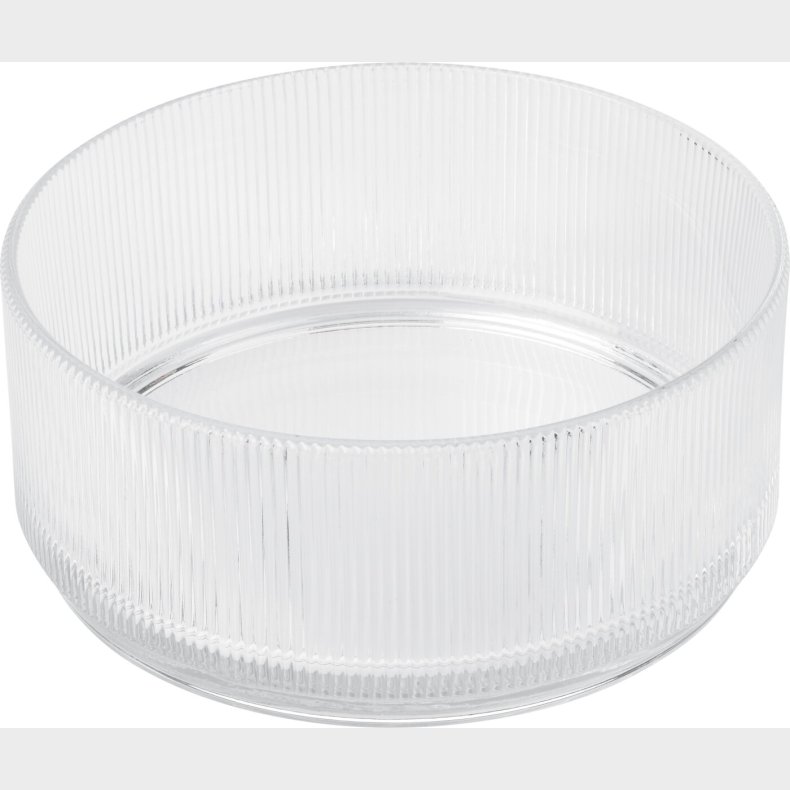 Stelton - Pilastro Serveringssk�l I Glas - Riflet - � 21 Cm