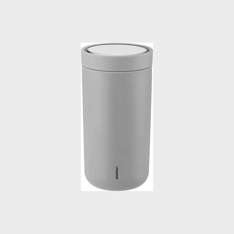 Stelton - To-go Click Rejsekrus - 20 Cl - Rustfrit Stl - Soft Light Grey