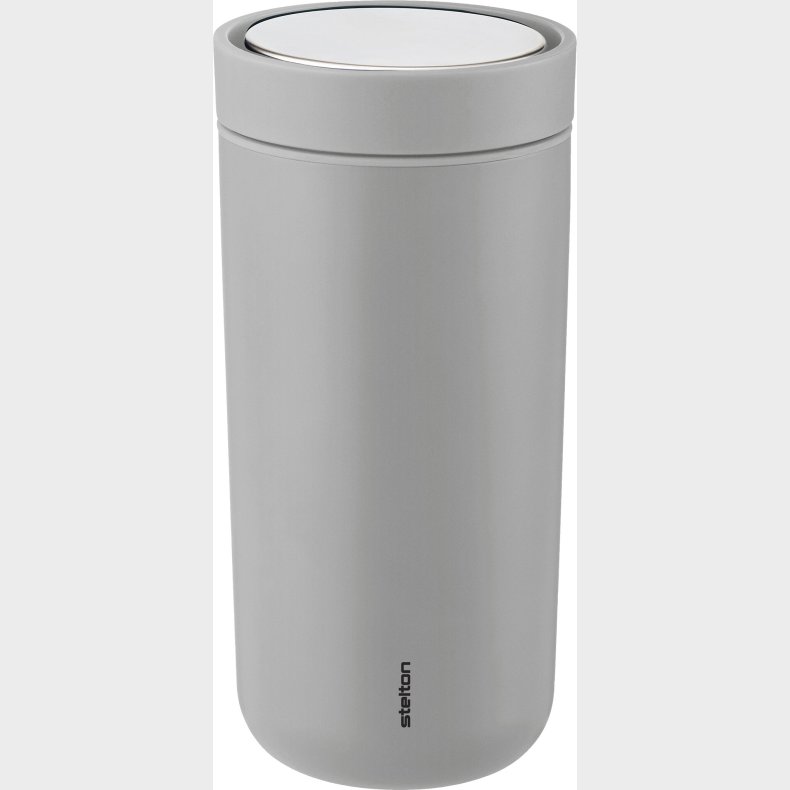 Stelton - To Go Click Termokop - Lysegr� - 400 Ml