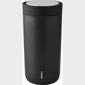 Stelton - To Go Click Termokop - Sort Metallisk - 400 Ml