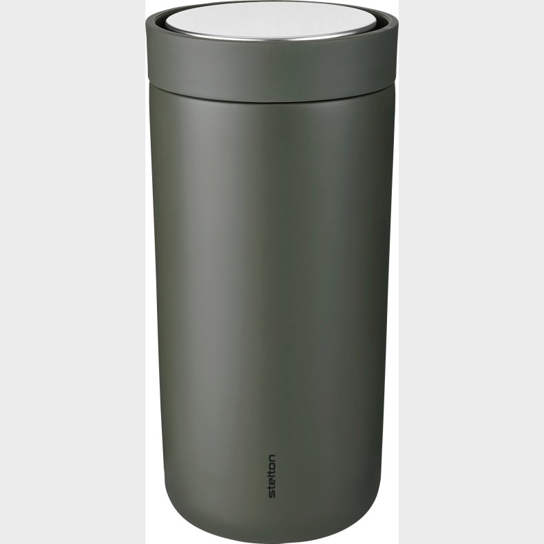 Stelton - To Go Click Termokop - Soft Dark Forest - 0.4 L