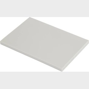 Stempelplade - Str. 10x15,5 Cm - Tykkelse 0,8 Cm - Lys Gr� - 10 Stk.