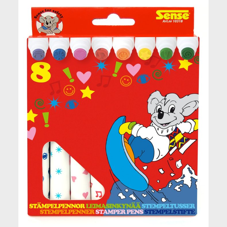 Stempeltusser 8 stk.