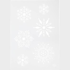 Stencil - Snefnug - A4 - 210x297 Mm - 1 Stk.
