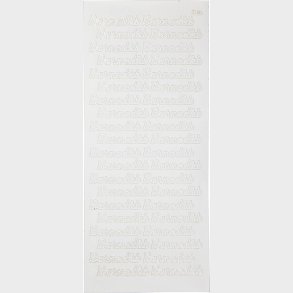 Klistermrker - Barnedb - Hvid