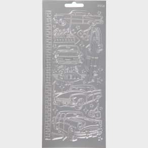 Klistermrker - Biler - Slv