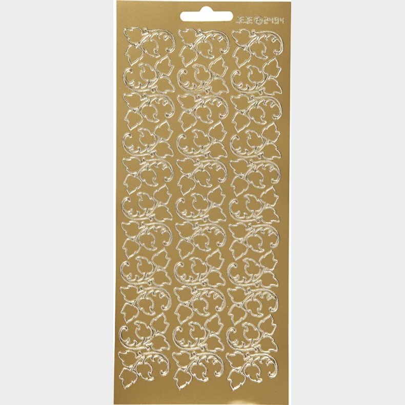 Klistermrker - Blade - Guld