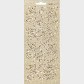 Klistermrker - Blade - Guld