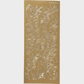 Klistermrker - Blade - Guld