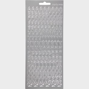 Bogstav Klistermrker - Slv