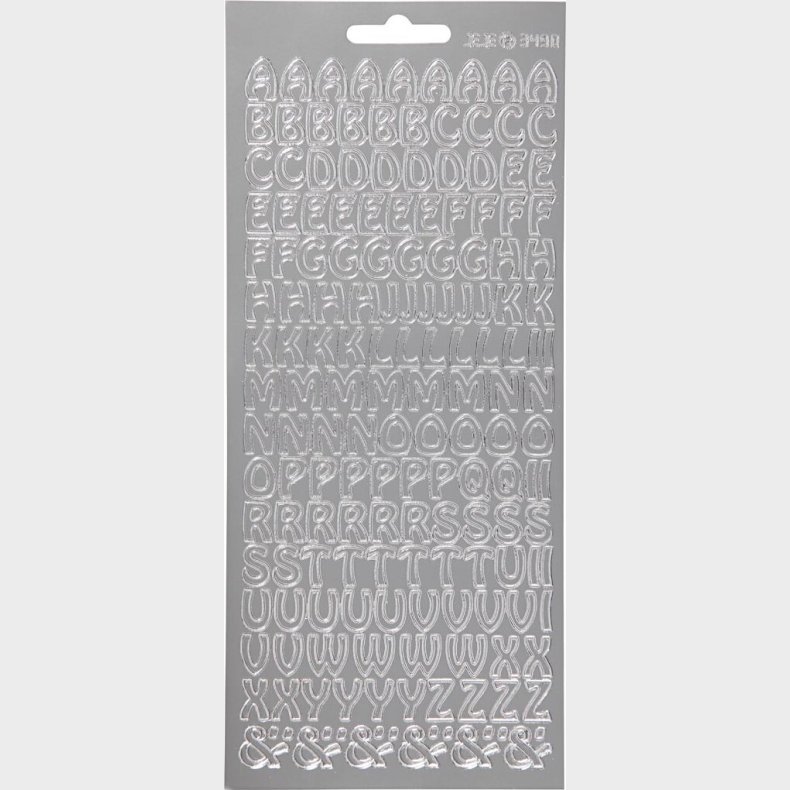 Bogstav Klistermrker - Slv