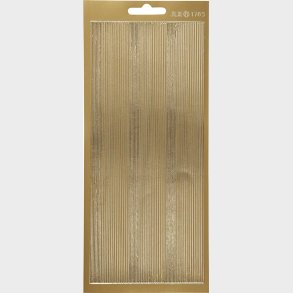 Klistermrker - Strimler Til Kanter - Guld