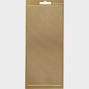 Klistermrker - Strimler Til Kanter - Guld