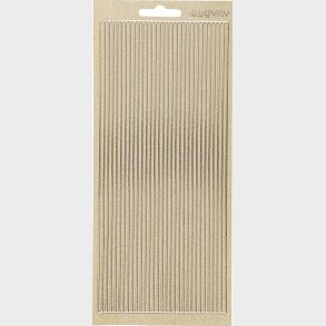 Klistermrker - Strimler Til Kanter - Guld