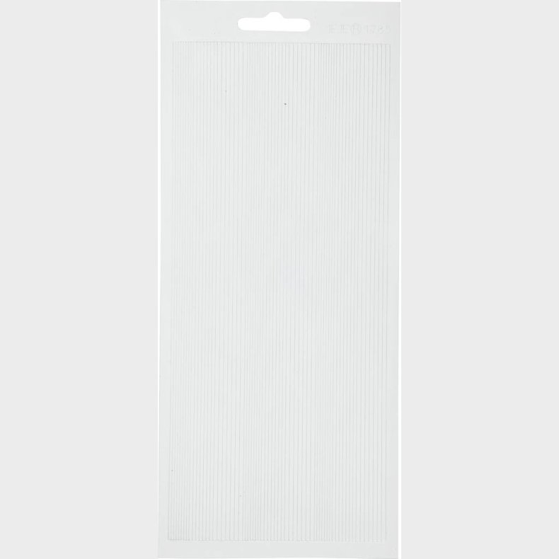 Klistermrker - Strimler Til Kanter - Hvid