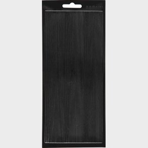 Klistermrker - Strimler Til Kanter - Sort