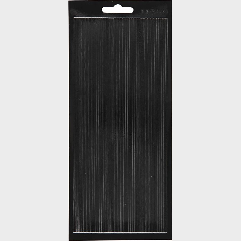 Klistermrker - Strimler Til Kanter - Sort