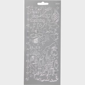 Enhjrning Klistermrker - Slv