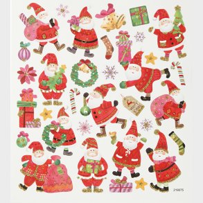 Juleklisterm�rker - Julemand I Hopla