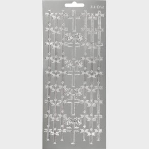 Klistermrker - Kors - Slv