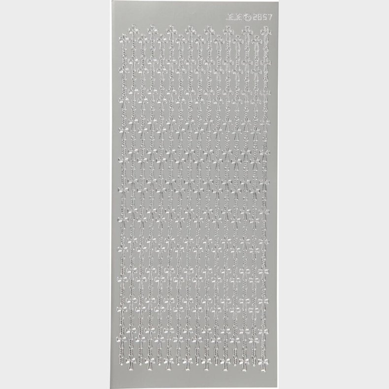 Klistermrker - Kors - Slv