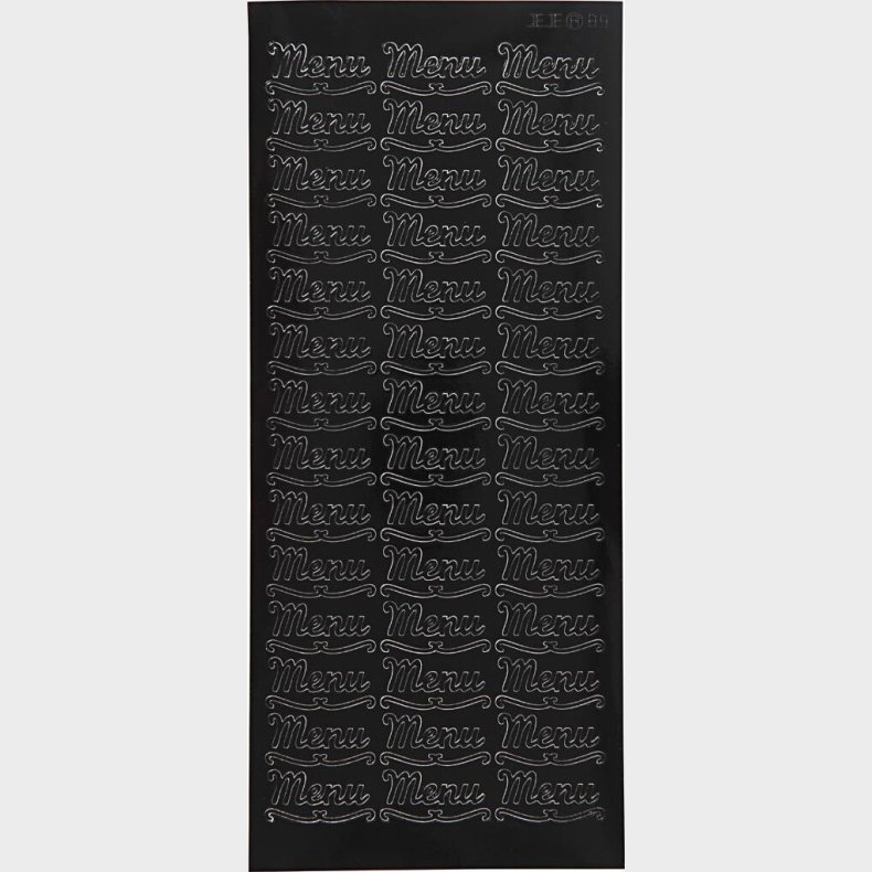 Klistermrker - Menu - Sort