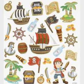 Klistermrker - Pirater