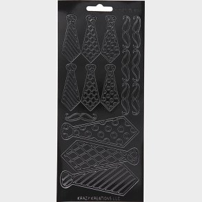 Klistermrker - Slips - Sort