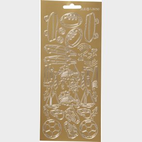 Klistermrker - Sport - Guld
