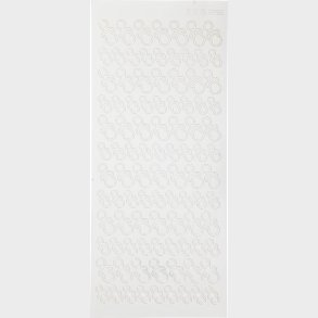 Klistermrker - Baby Sutter - Hvid