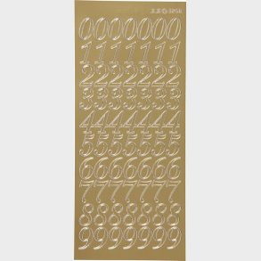 Tal Klistermrker - Guld