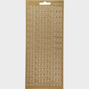 Tal Klistermrker - Guld