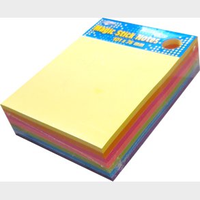 Sticknotes Magic 101 X 75 Mm - 7 Forskellige Neonfarver - Centrum