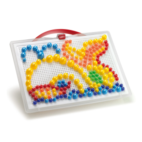 Quercetti | Stiftmosaik m. hndtag - FantaColor, 280 stk