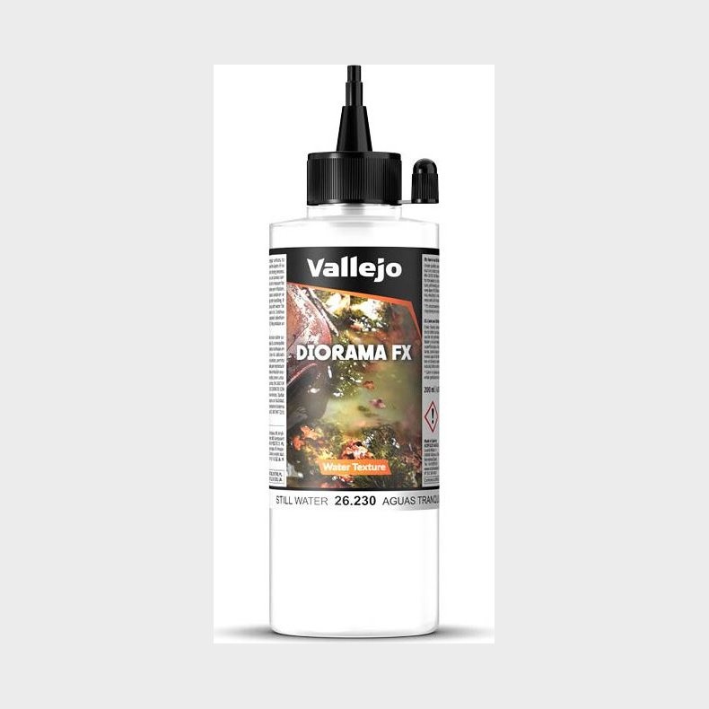 Vallejo - Diorama Fx - Water Texture Akryl Medium - Still Water - 200 Ml